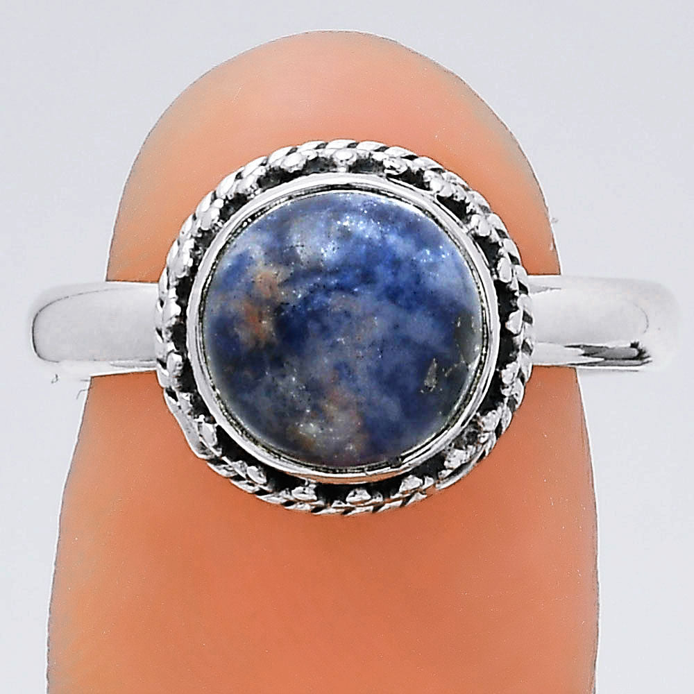 Natural Sodalite Ring size-8.5 R-1262 SDR247051