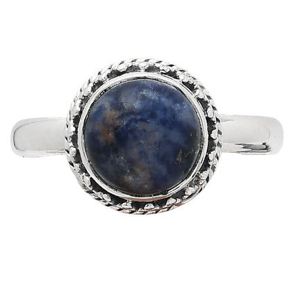 Natural Sodalite Ring size-8.5 R-1262 SDR247051
