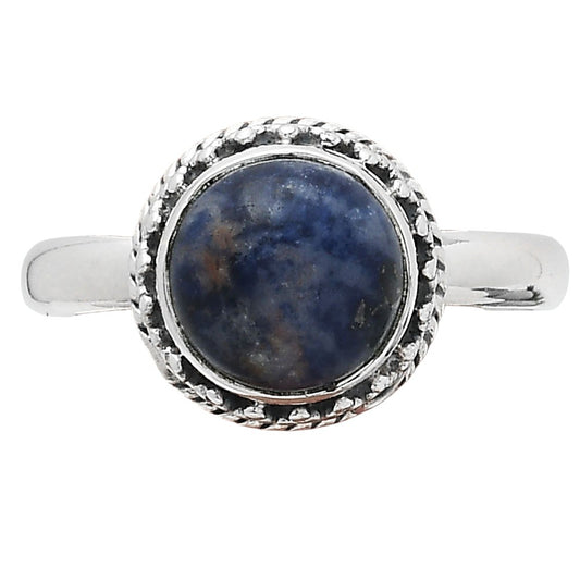 Natural Sodalite Ring size-8.5 R-1262 SDR247051