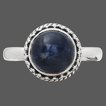 Natural Sodalite Ring size-9 R-1196 SDR247055
