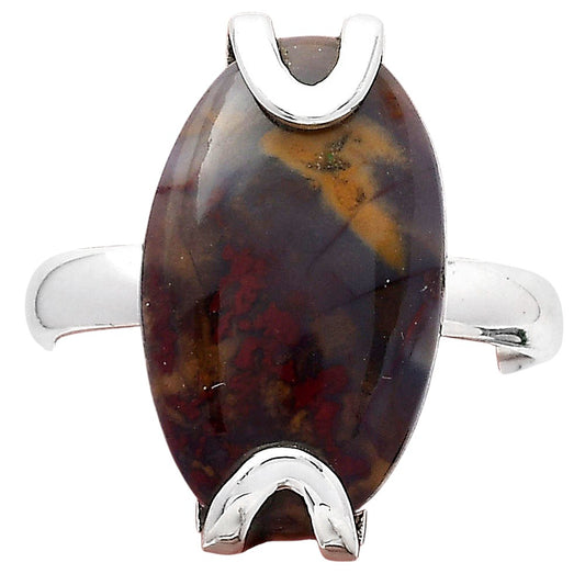 Natural Purple Cow Jasper Ring size-7 R-1479 SDR247061