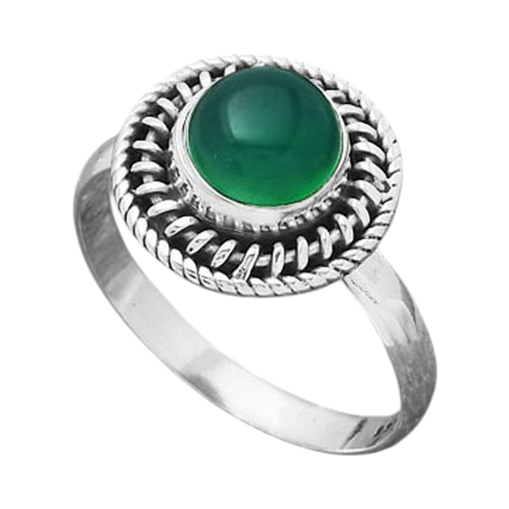 Natural Green Onyx Ring size-7 R-1279 SDR247107