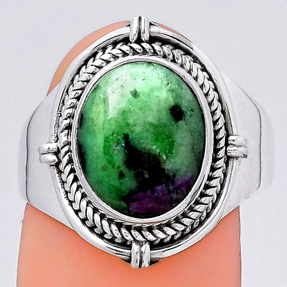 Ruby-Zoisite - Africa Ring size-8.5 R-1539 SDR247114