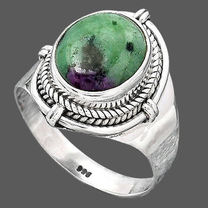Ruby-Zoisite - Africa Ring size-8.5 R-1539 SDR247114