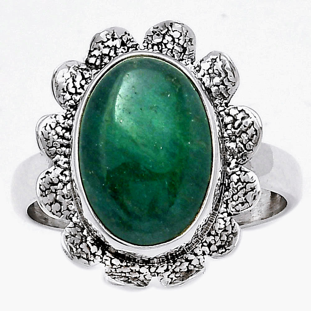 Natural Green Aventurine Ring size-8.5 R-1241 SDR247151