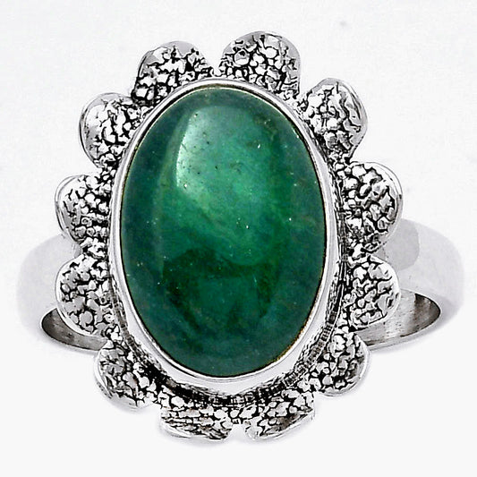 Natural Green Aventurine Ring size-8.5 R-1241 SDR247151