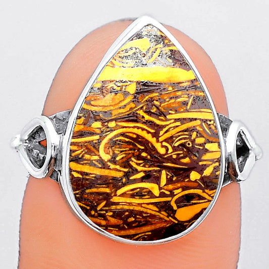 Coquina Fossil Jasper - India Ring size-6.5 R-1224 SDR247222