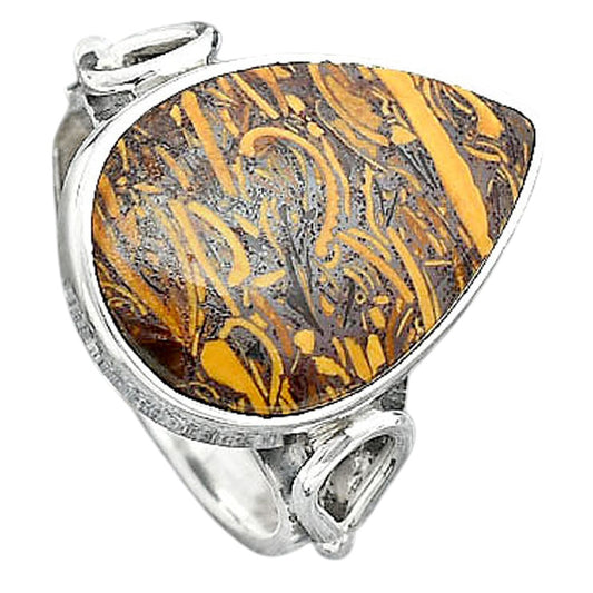 Coquina Fossil Jasper - India Ring size-6.5 R-1224 SDR247222