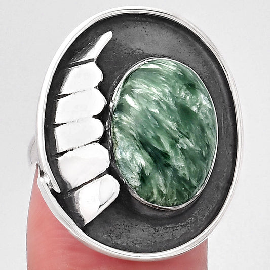 Southwest Design Russian Seraphinite Ring size-7 R-1554 SDR247238