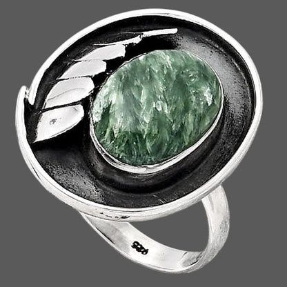 Southwest Design Russian Seraphinite Ring size-7 R-1554 SDR247238