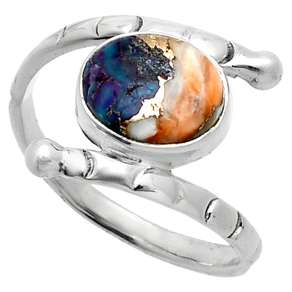 Spiny Oyster Turquoise - Arizona Ring size-8 R-1546 SDR247373