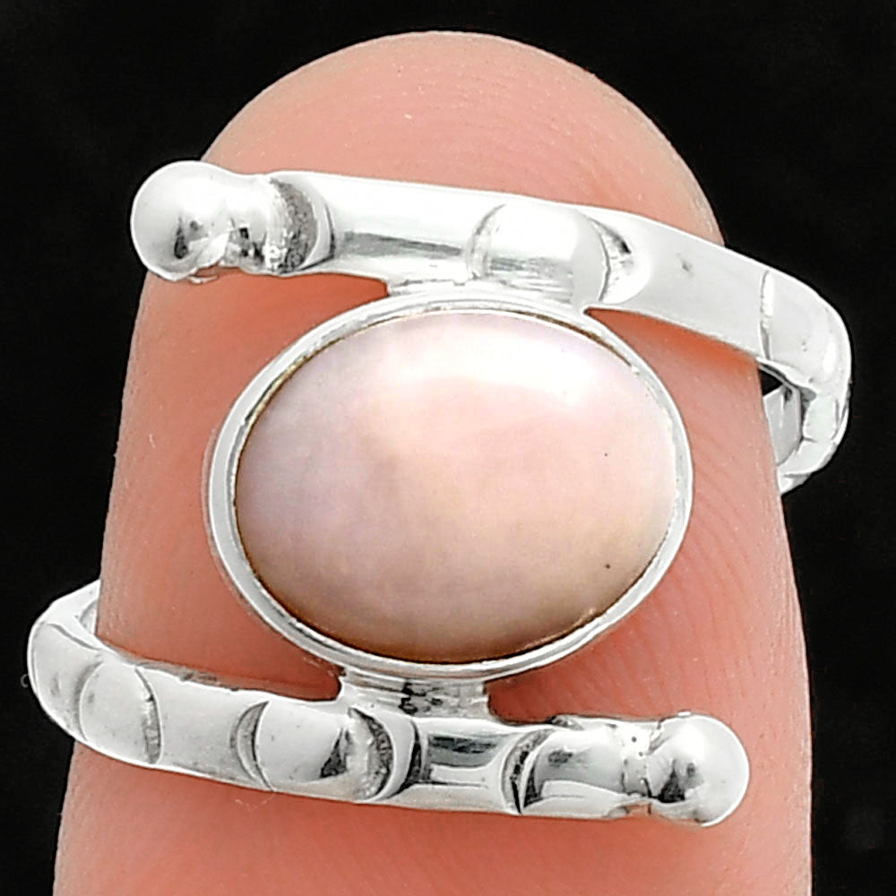 Natural Pink Opal - Australia Ring size-7 R-1546 SDR247395
