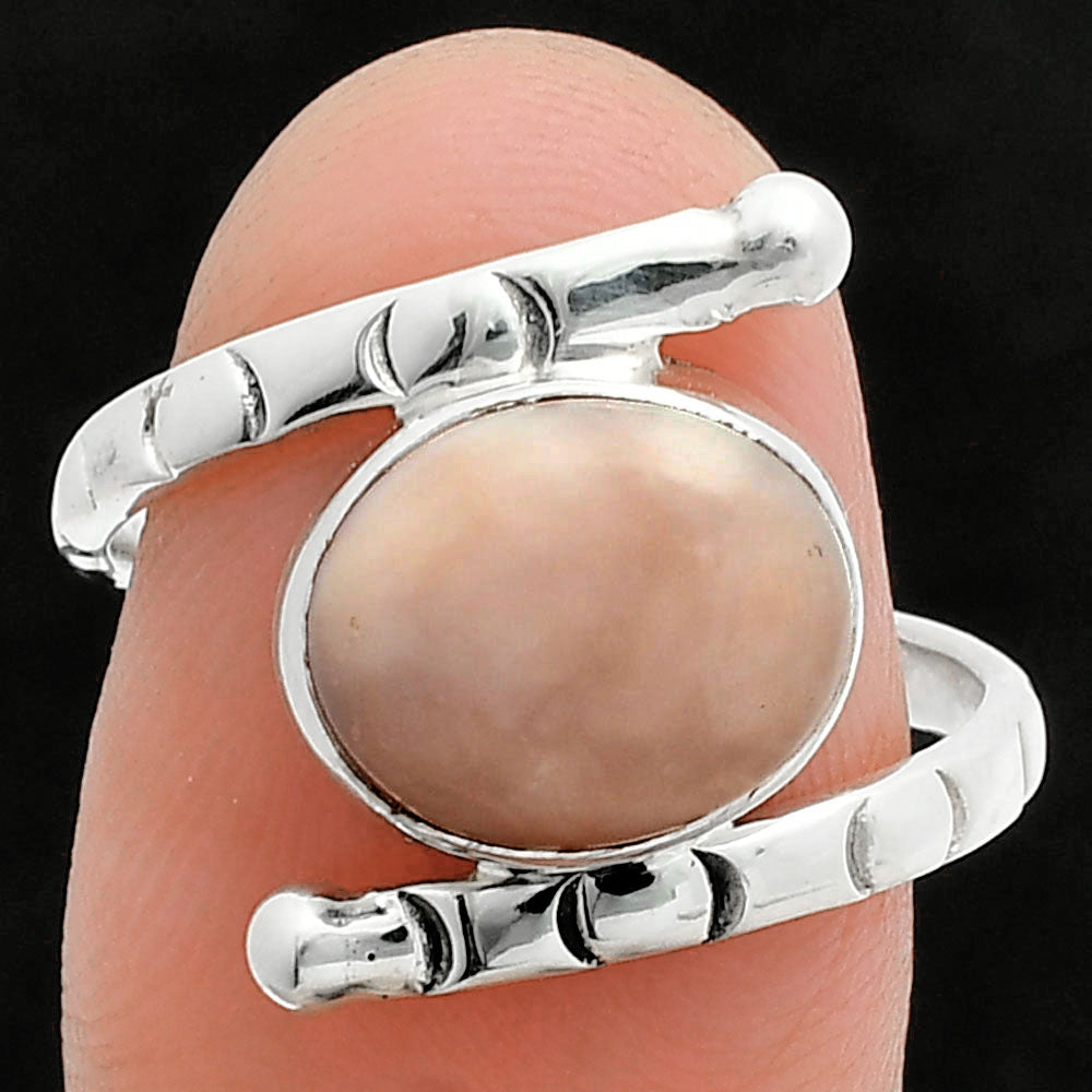 Natural Pink Opal - Australia Ring size-8 R-1546 SDR247433