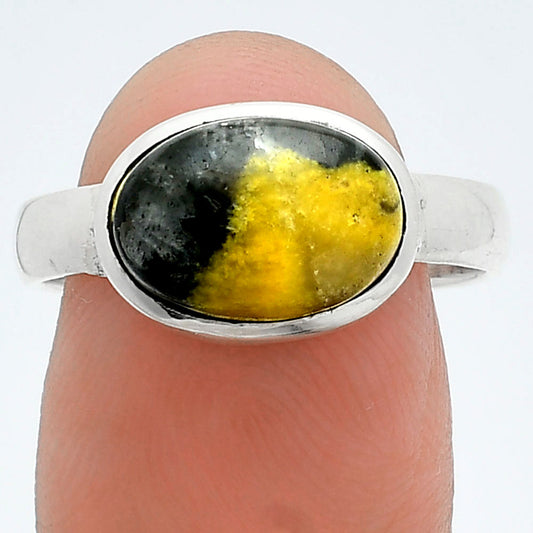 Natural Serpentine Ring size-8.5 R-1057 SDR247471