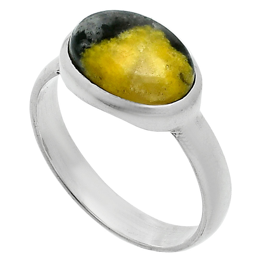 Natural Serpentine Ring size-8.5 R-1057 SDR247471