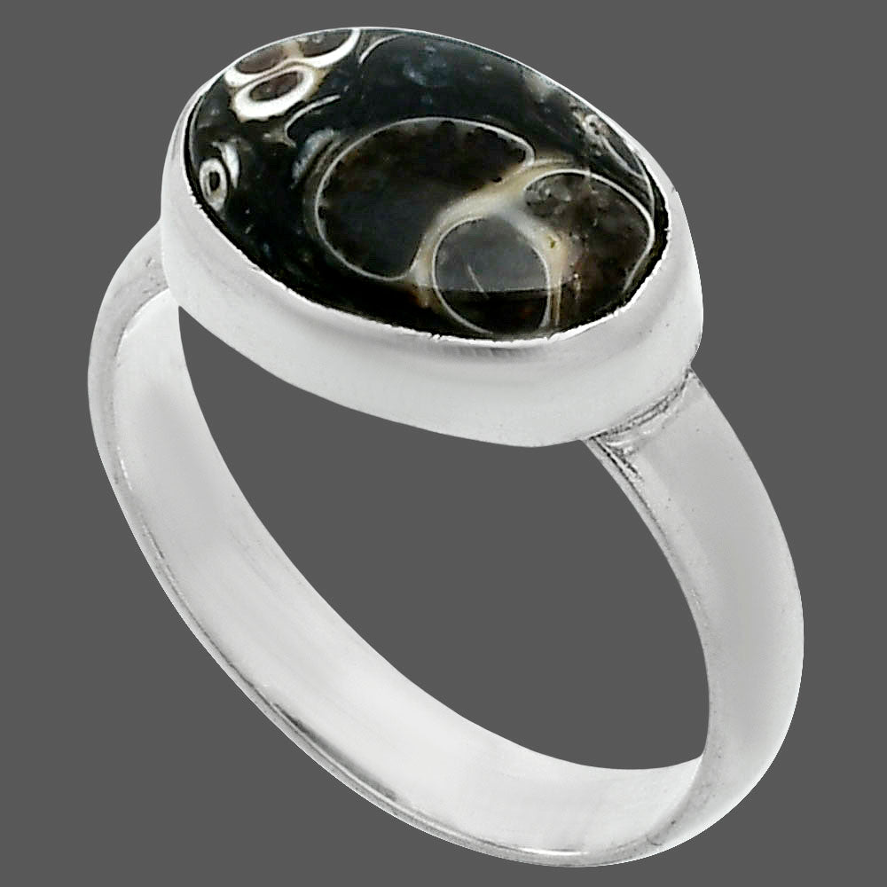 Natural Turtella Jasper - USA Ring size-8.5 R-1057 SDR247474