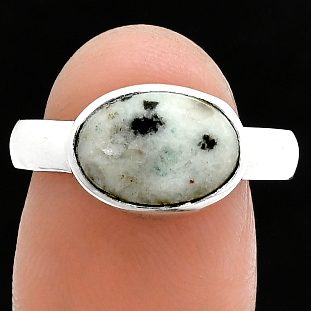 Natural Sesame Jasper Ring size-8 R-1057 SDR247484