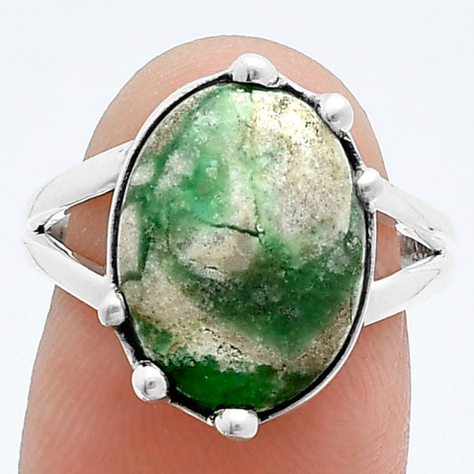 Natural Utah Variscite Ring size-7.5 R-1506 SDR247686