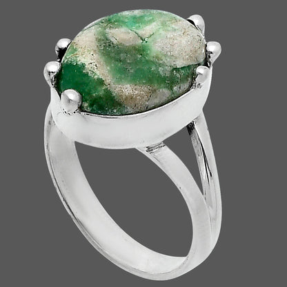 Natural Utah Variscite Ring size-7.5 R-1506 SDR247686