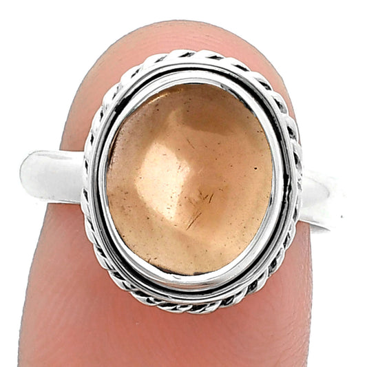 Natural Smoky Quartz - Brazil Ring size-7.5 R-1009 SDR247769