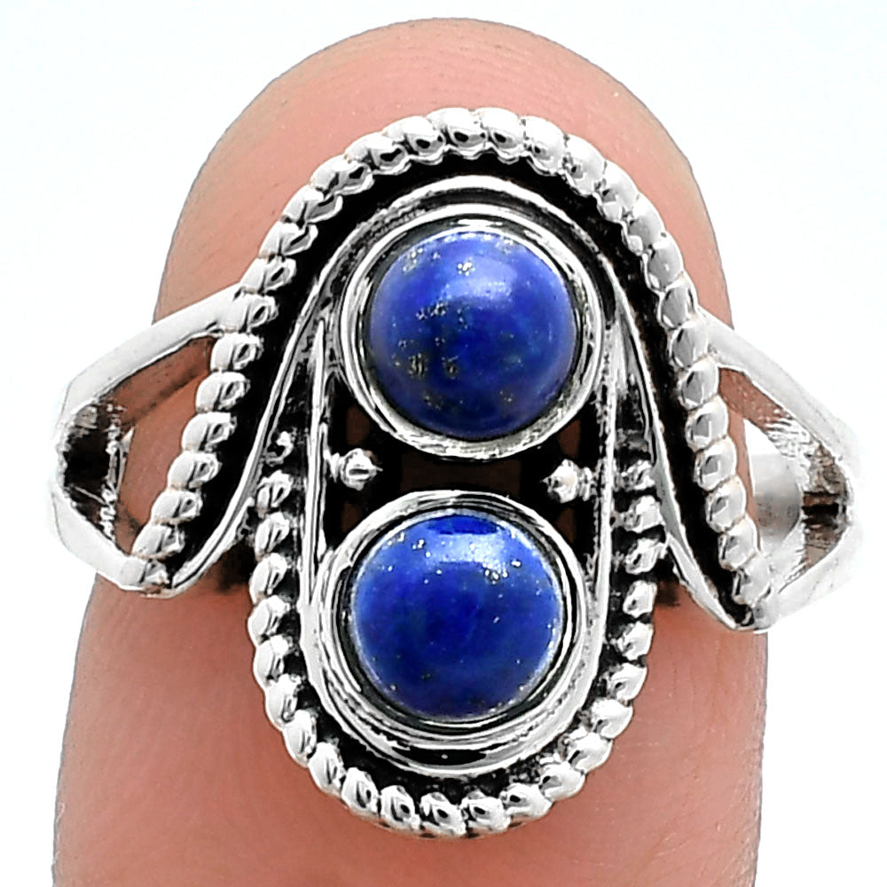 Natural Lapis Lazuli - Afghanistan Ring size-6.5 R-1027 SDR247772