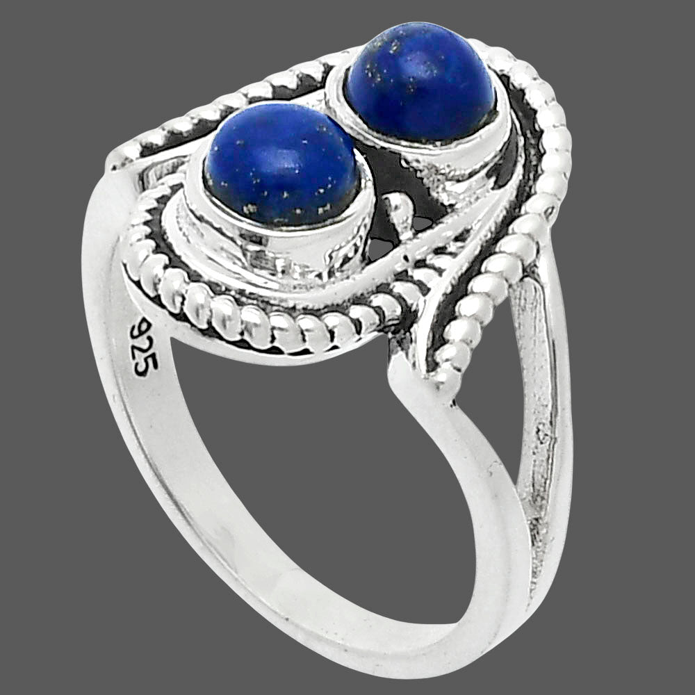 Natural Lapis Lazuli - Afghanistan Ring size-6.5 R-1027 SDR247772