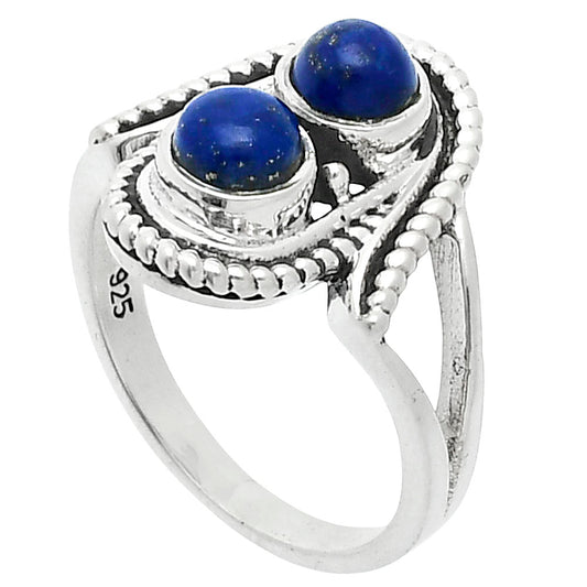 Natural Lapis Lazuli - Afghanistan Ring size-6.5 R-1027 SDR247772
