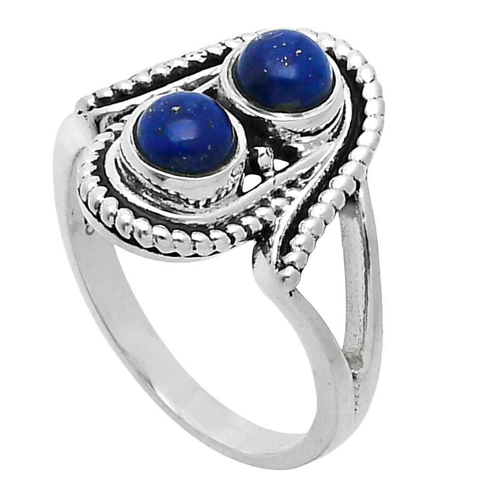 Natural Lapis Lazuli - Afghanistan Ring size-8.5 R-1027 SDR247786
