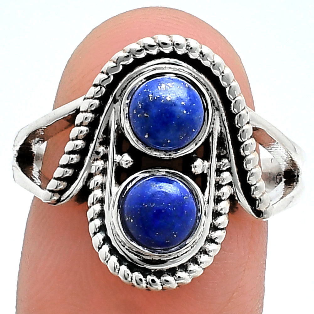 Natural Lapis Lazuli - Afghanistan Ring size-7.5 R-1027 SDR247787
