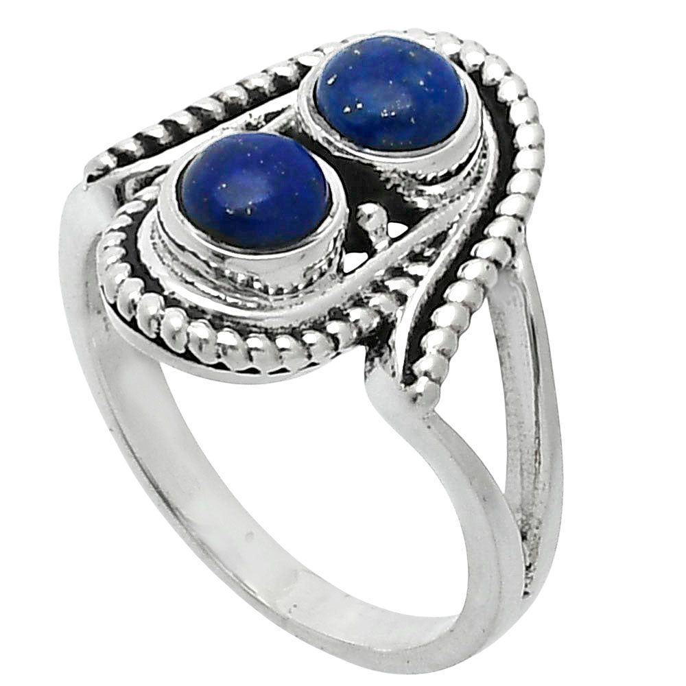Natural Lapis Lazuli - Afghanistan Ring size-7.5 R-1027 SDR247787