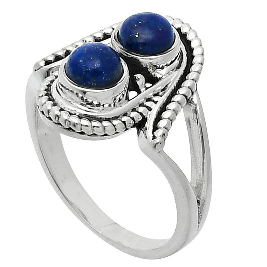 Natural Lapis Lazuli - Afghanistan Ring size-7.5 R-1027 SDR247788