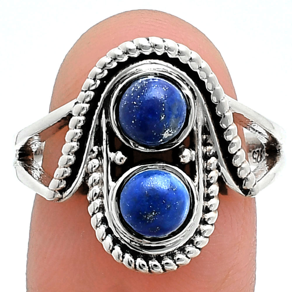 Natural Lapis Lazuli - Afghanistan Ring size-7.5 R-1027 SDR247793