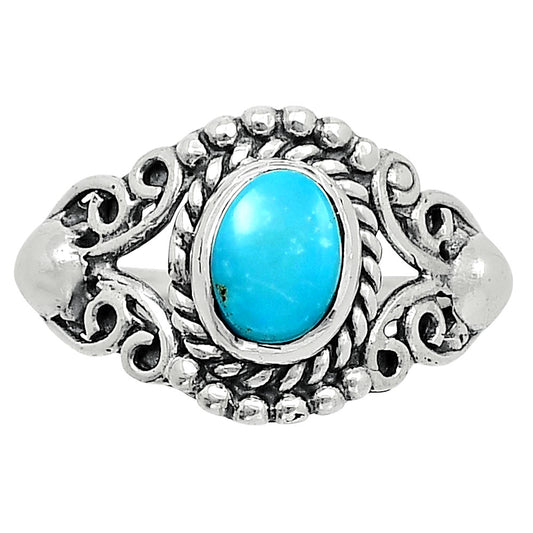 Natural Rare Turquoise Nevada Aztec Mt Ring size-6 R-1358 SDR247818