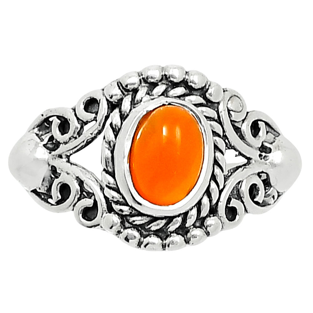 Natural Carnelian Ring size-6 R-1358 SDR247830