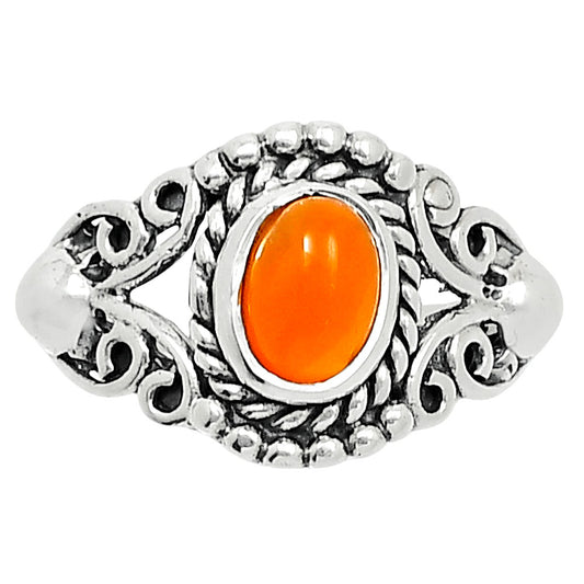 Natural Carnelian Ring size-6 R-1358 SDR247830
