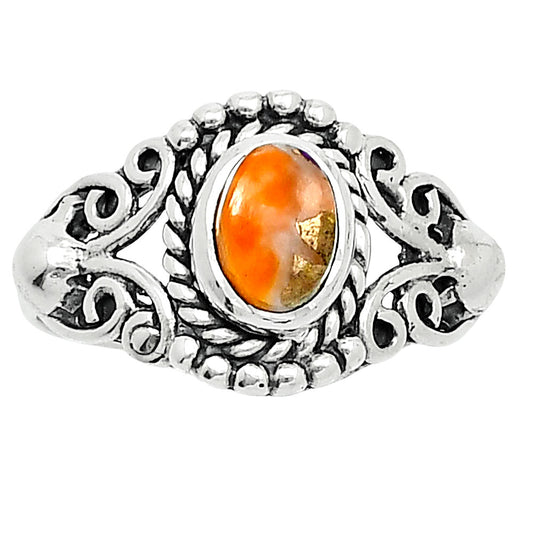 Spiny Oyster Turquoise - Arizona Ring size-7.5 R-1358 SDR247853