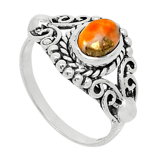 Spiny Oyster Turquoise - Arizona Ring size-7.5 R-1358 SDR247853