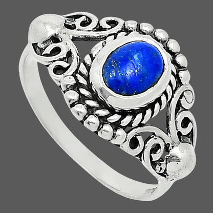 Natural Lapis Lazuli - Afghanistan Ring size-7.5 R-1358 SDR247869
