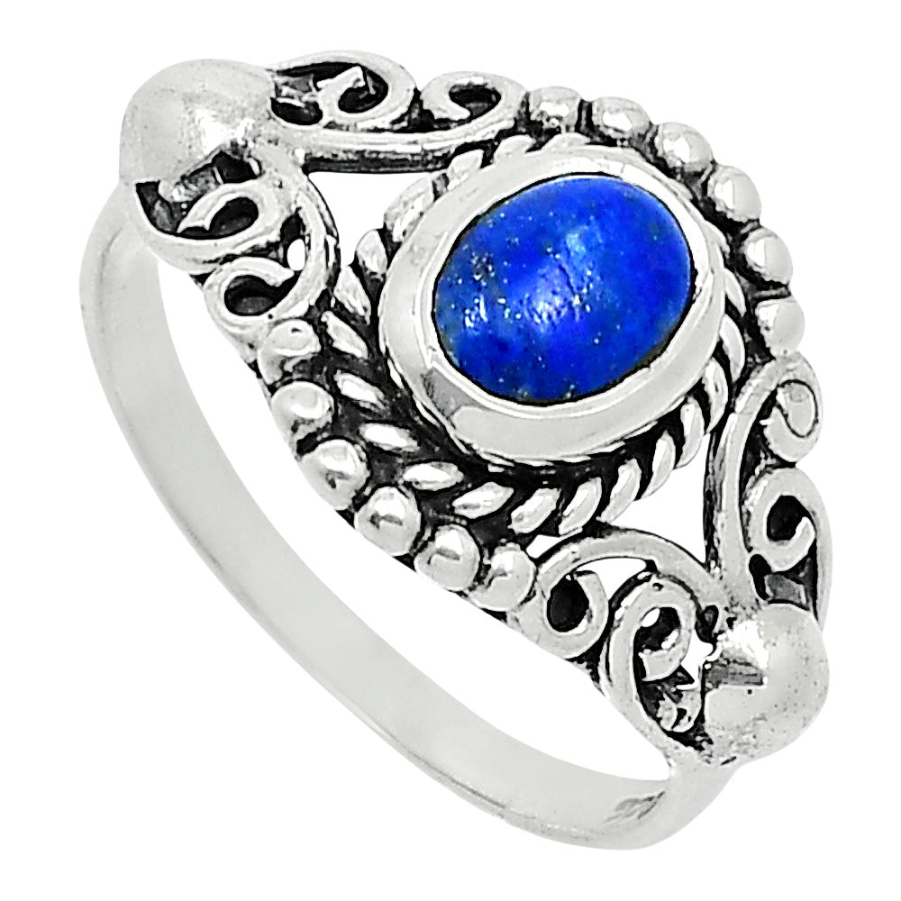Natural Lapis Lazuli - Afghanistan Ring size-7.5 R-1358 SDR247869