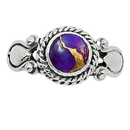 Copper Purple Turquoise - Arizona Ring size-6 R-1345 SDR247883