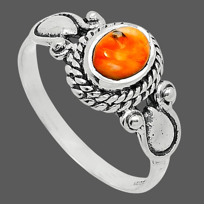 Spiny Oyster Turquoise - Arizona Ring size-8.5 R-1345 SDR247886