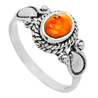 Spiny Oyster Turquoise - Arizona Ring size-8.5 R-1345 SDR247886