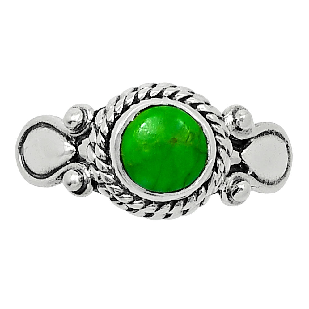 Green Mohave Turquoise - Arizona Ring size-7.5 R-1345 SDR247888