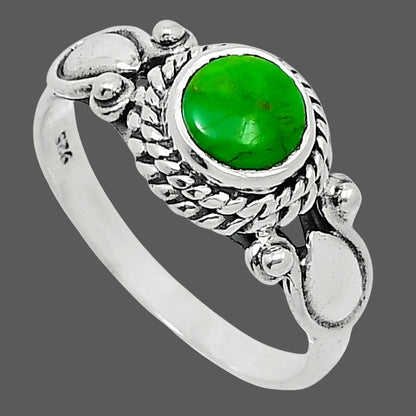 Green Mohave Turquoise - Arizona Ring size-7.5 R-1345 SDR247888