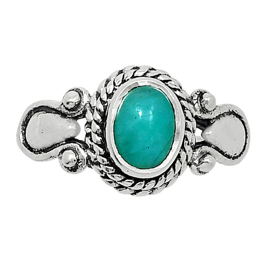 Natural Paraiba Amazonite Ring size-7.5 R-1345 SDR247893