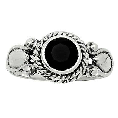 Natural Black Onyx - Brazil Ring size-7 R-1345 SDR247905