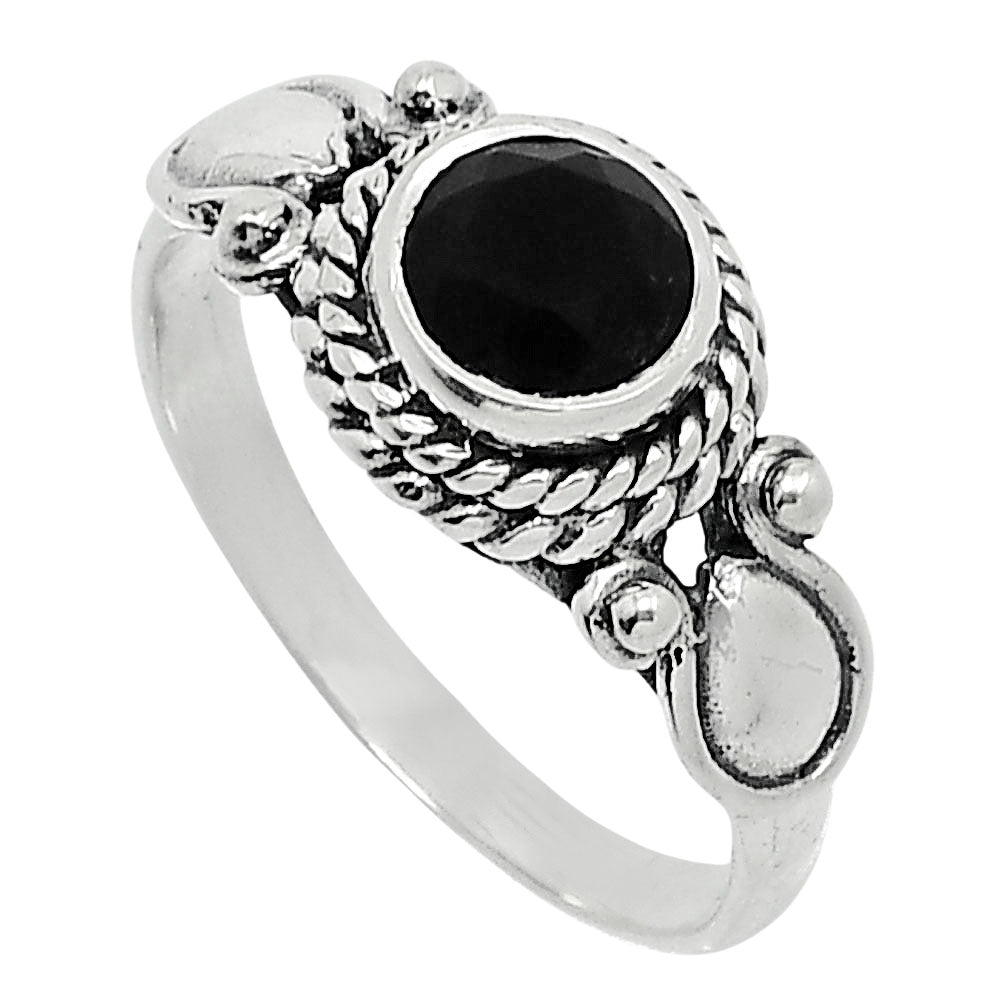 Natural Black Onyx - Brazil Ring size-7 R-1345 SDR247905
