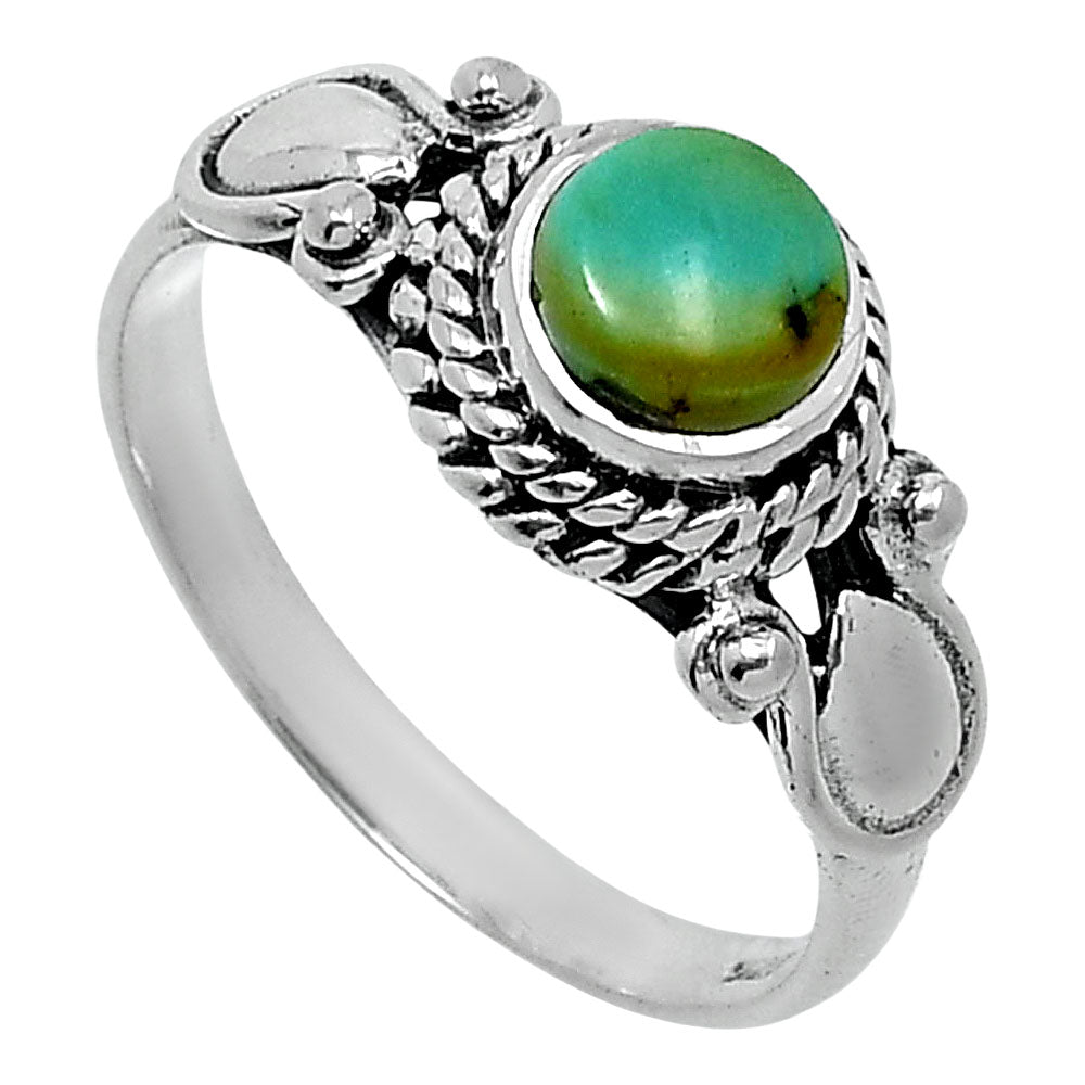 Natural Rare Turquoise Nevada Aztec Mt Ring size-8 R-1345 SDR247922