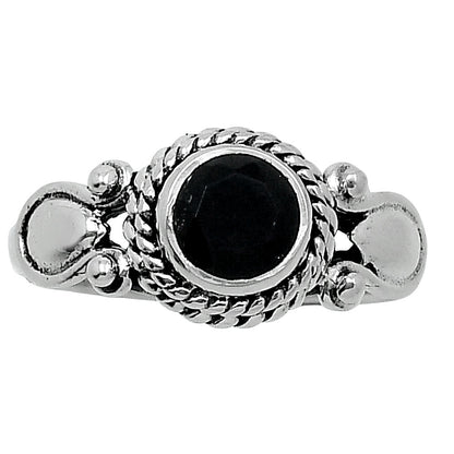 Natural Black Onyx - Brazil Ring size-8 R-1345 SDR247929