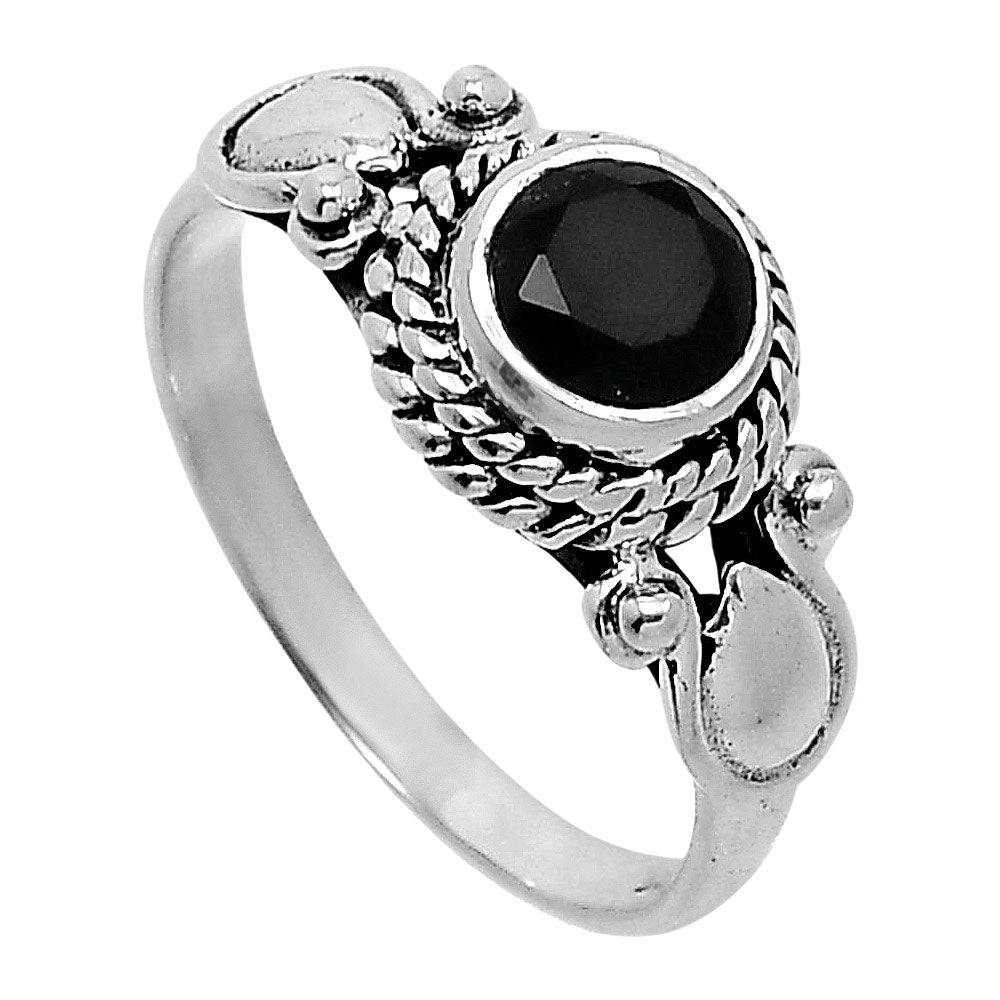 Natural Black Onyx - Brazil Ring size-8 R-1345 SDR247929